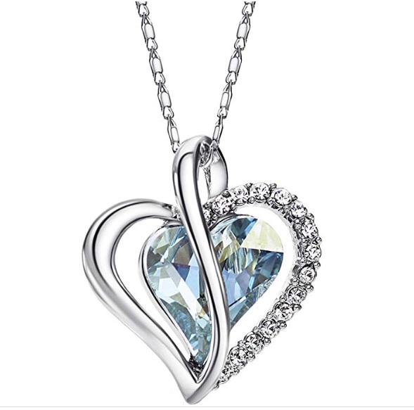 Collar de corazón de Swarovski
